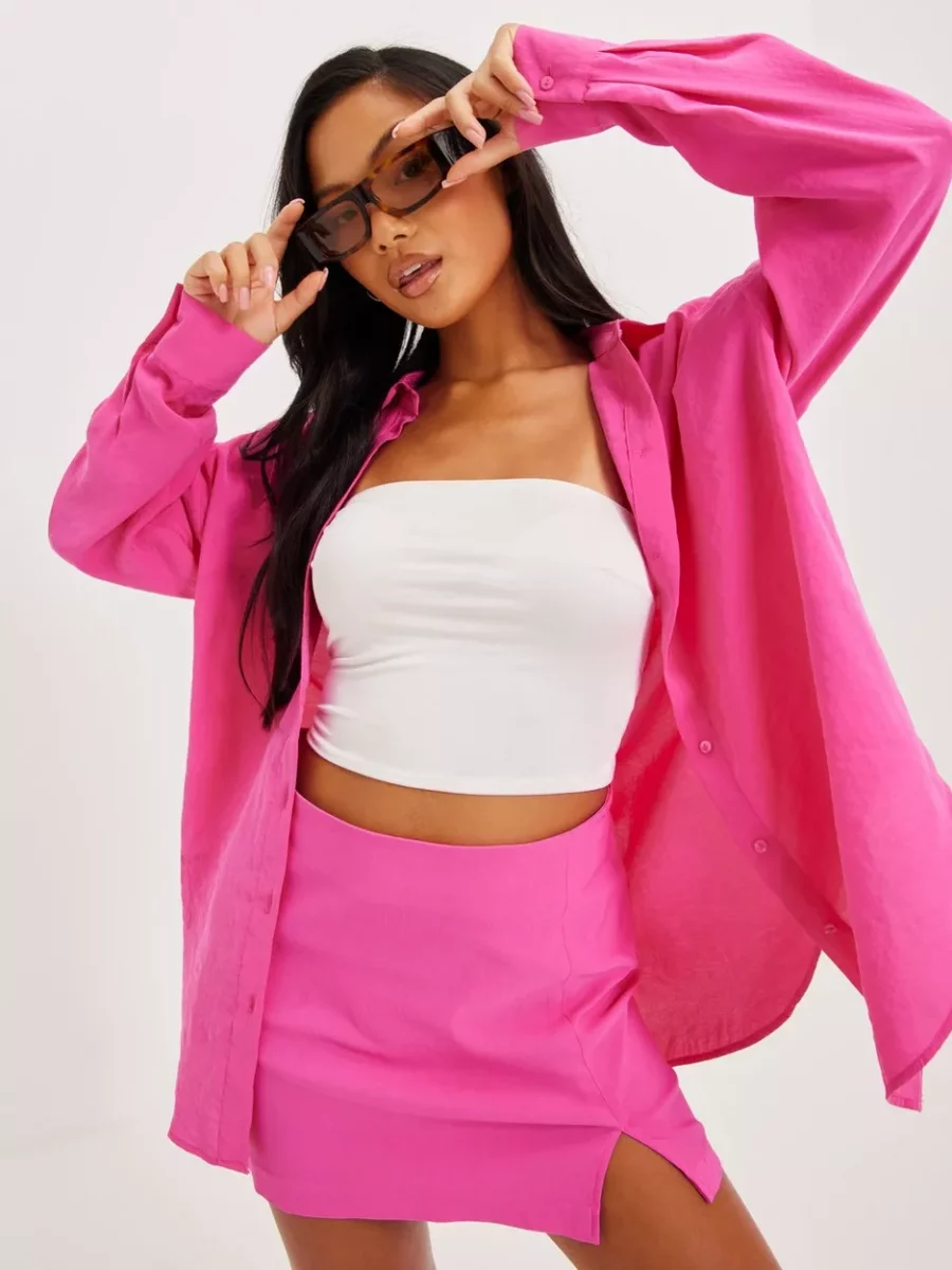 Women's Shirt in Pink Only Nelly GOOFASH