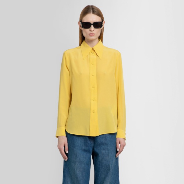 Womens Shirt in Yellow at Antonioli GOOFASH