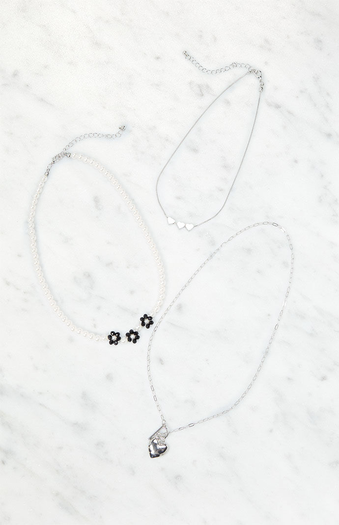 Women's Silver Necklace - Pacsun GOOFASH
