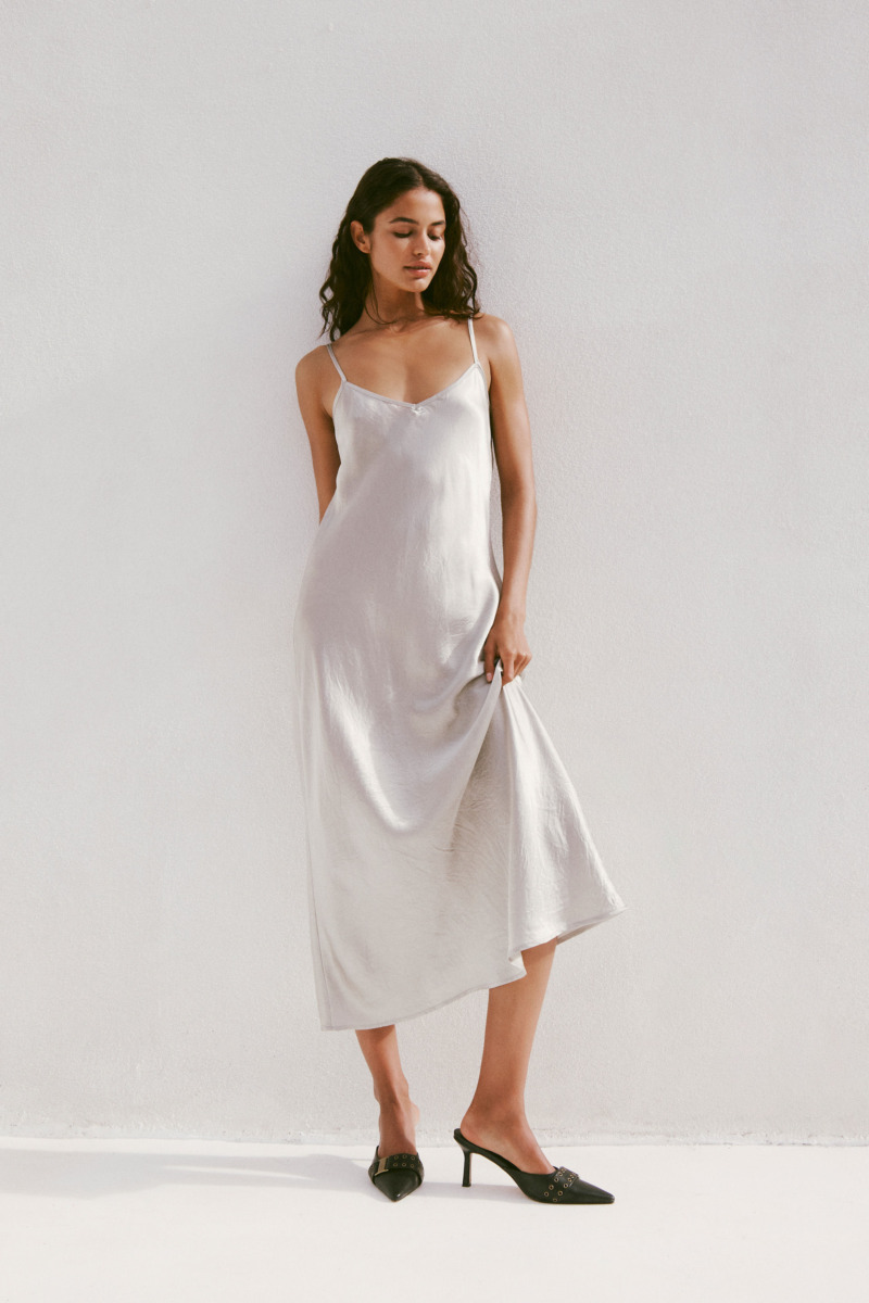 Women's Slip Dress in Silver from Cotton On GOOFASH