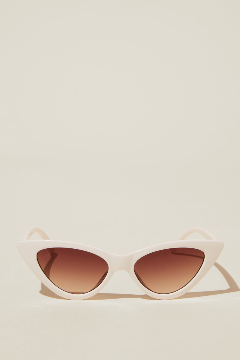 Womens Sunglasses in Cream - Cotton On GOOFASH