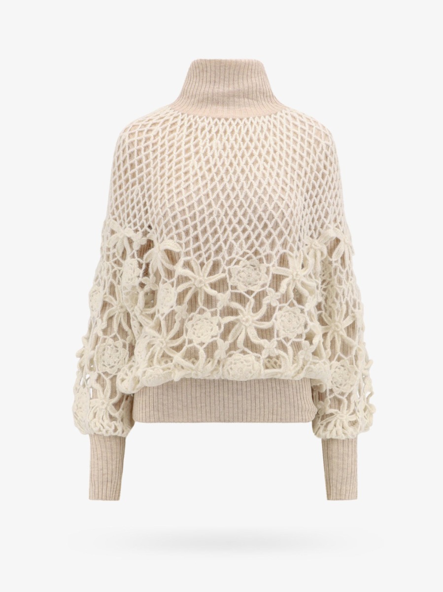 Women's Sweater Beige - Nugnes GOOFASH