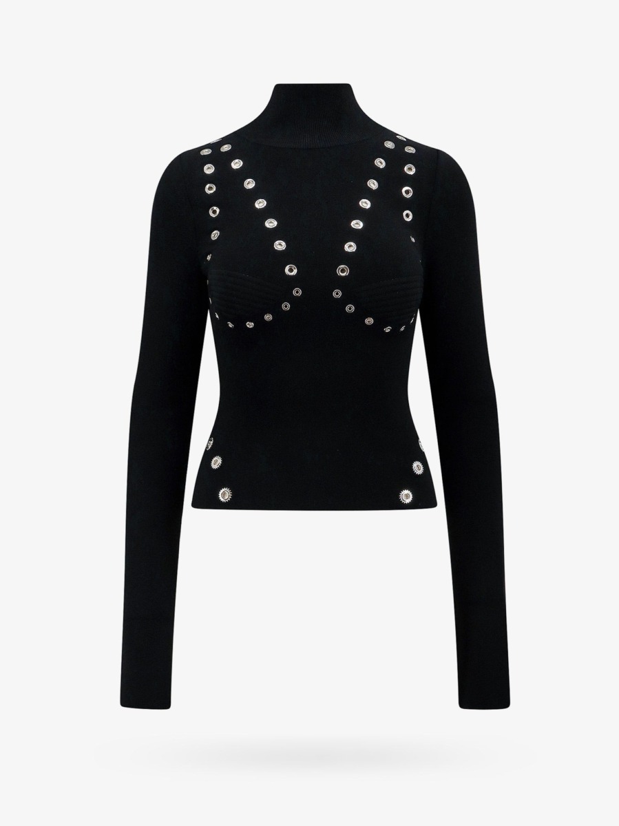 Women's Sweater Black Nugnes Off White GOOFASH