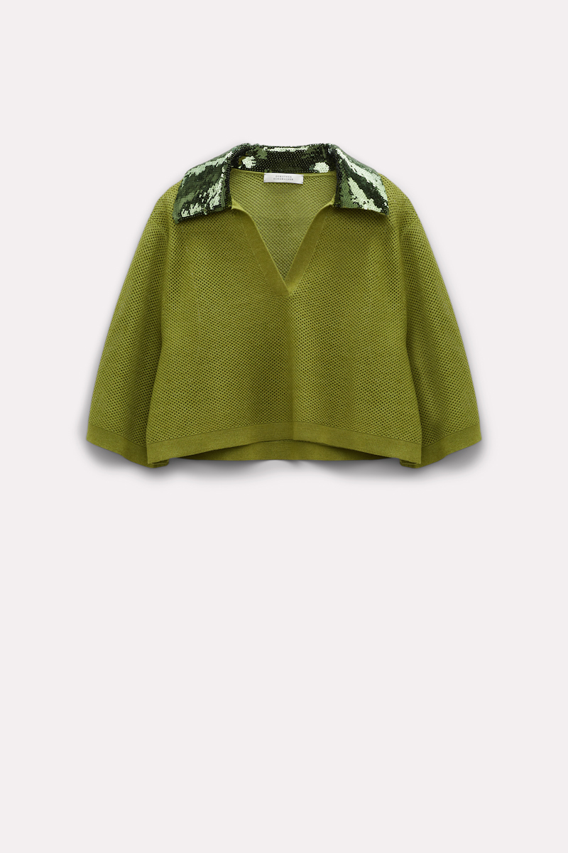 Women's Sweater in Green Dorothee Schumacher GOOFASH