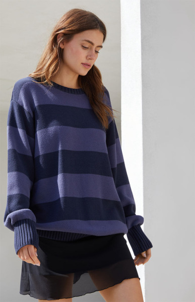Women's Sweater in Striped from Pacsun GOOFASH