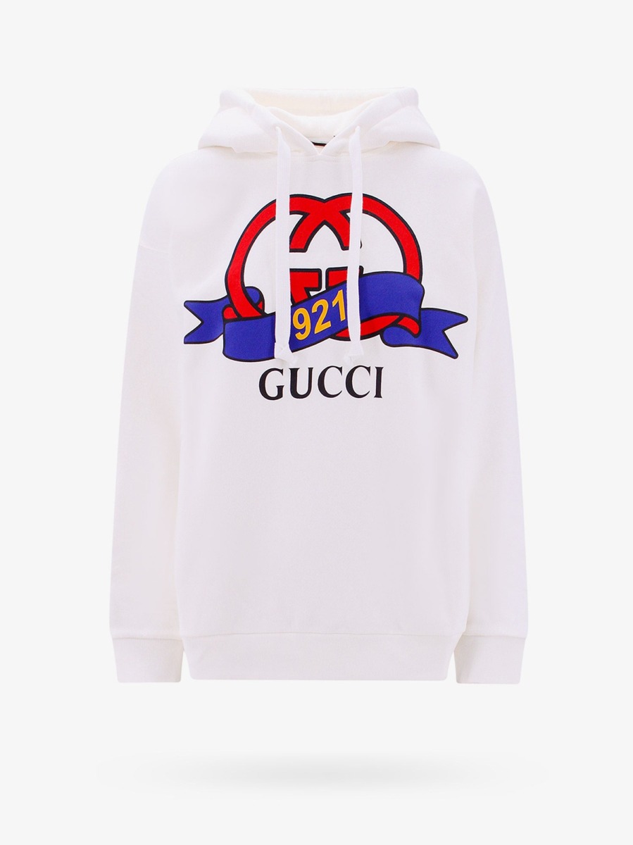 Womens Sweatshirt White Nugnes Gucci GOOFASH