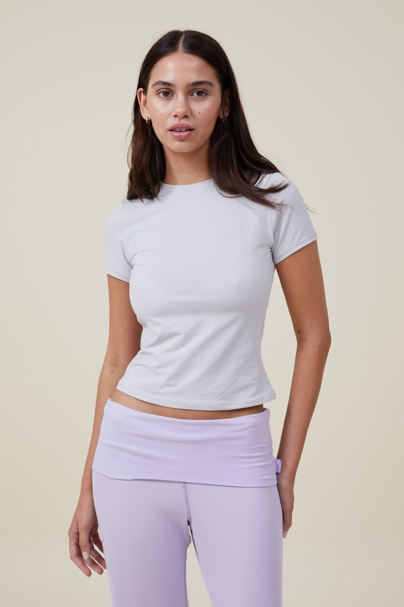 Womens T-Shirt Grey Cotton On - Body GOOFASH