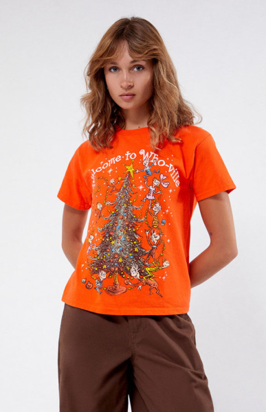 Women's T-Shirt Orange by Pacsun GOOFASH