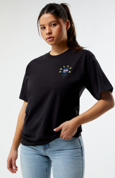 Women's T-Shirt in Black from Pacsun GOOFASH