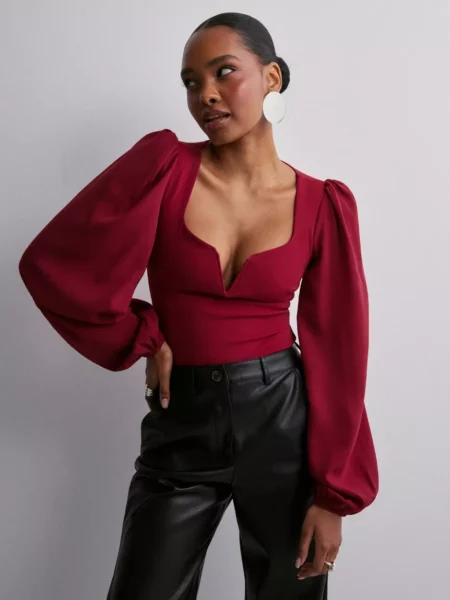 Womens Top - Red - Nelly GOOFASH