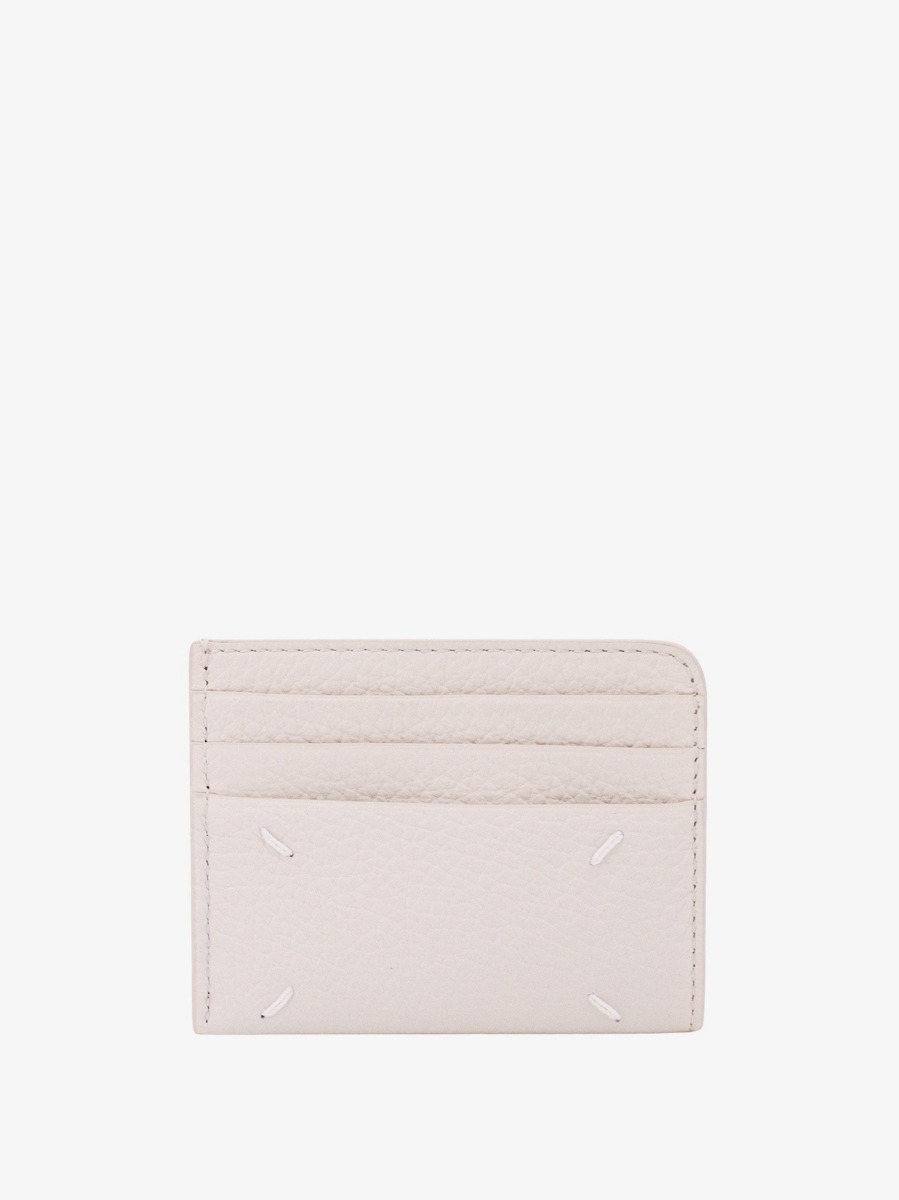 Womens White Card Holder from Nugnes GOOFASH