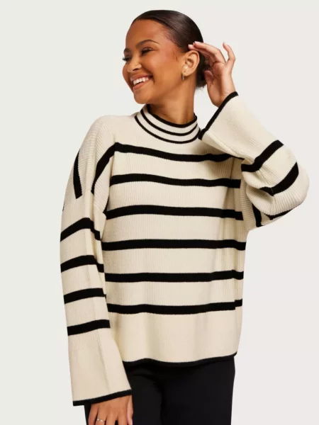Womens White - Knitted Sweater - Only - Nelly GOOFASH