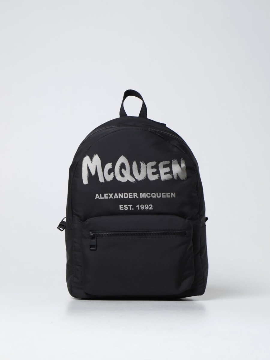 Alexander Mcqueen Black Backpack for Men at Giglio GOOFASH