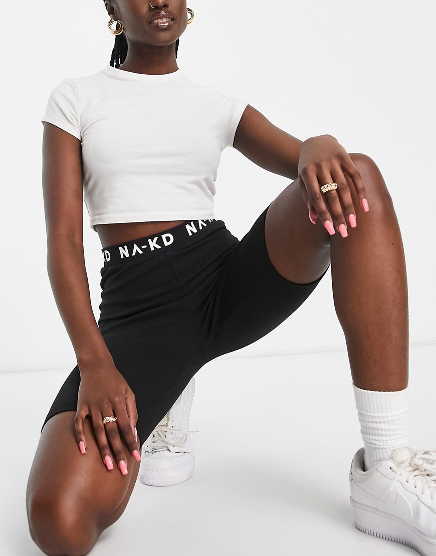 Asos - Legging Shorts in Black for Woman by Na-Kd GOOFASH