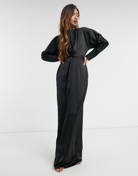 Asos - Maxi Dress in Black for Women GOOFASH