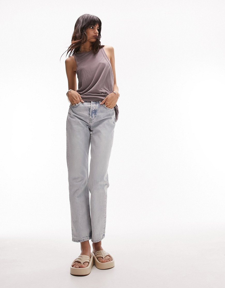 Asos Woman Blue Jeans from Topshop GOOFASH