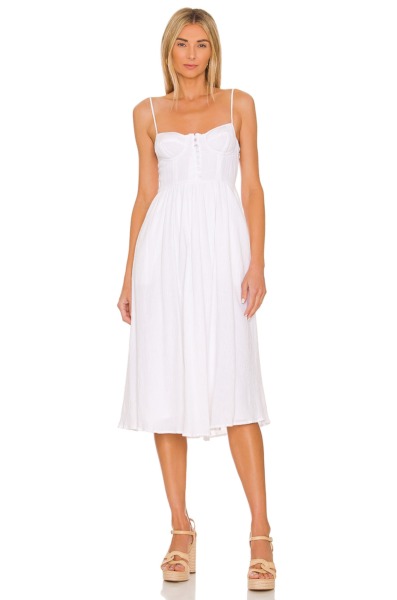 Astr The Label Ladies White Dress from Revolve GOOFASH