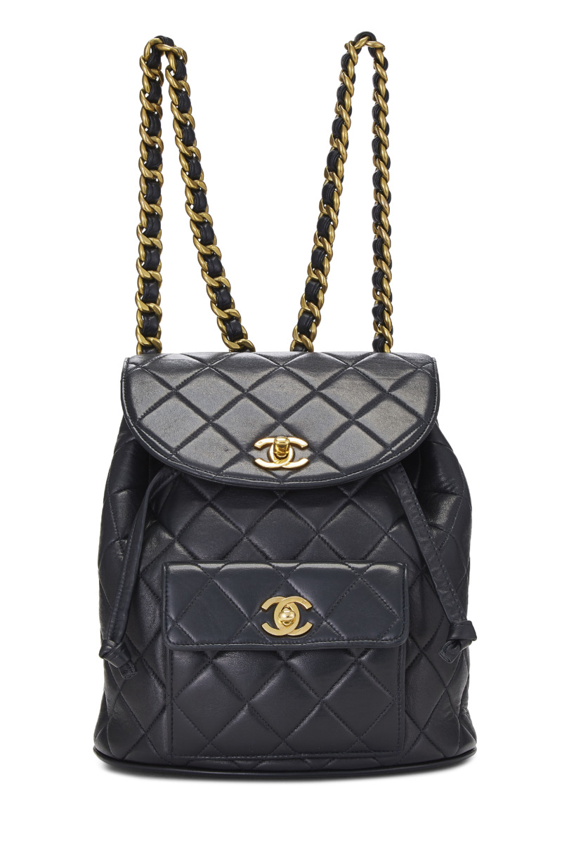Backpack Black Chanel WGACA Women GOOFASH