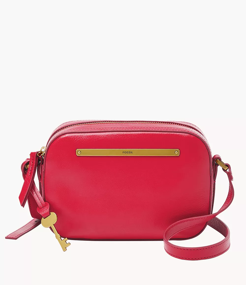 Bag Red Fossil Lady GOOFASH