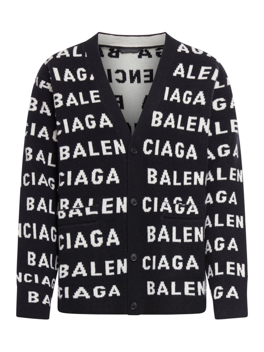 Balenciaga Black Cardigan for Woman from Suitnegozi GOOFASH