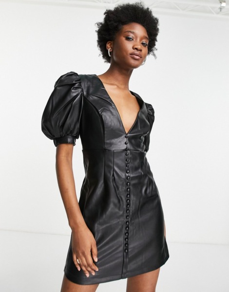 Bardot - Ladies Black Dress by Asos GOOFASH