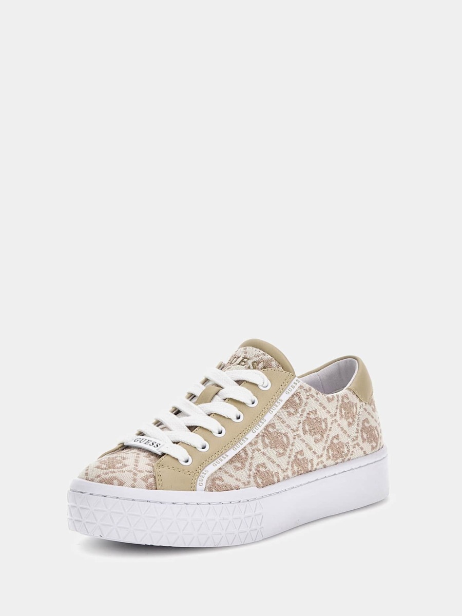 Beige Sneakers from Guess GOOFASH