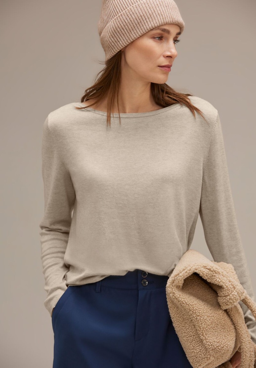 Beige Sweater for Women from Street One GOOFASH