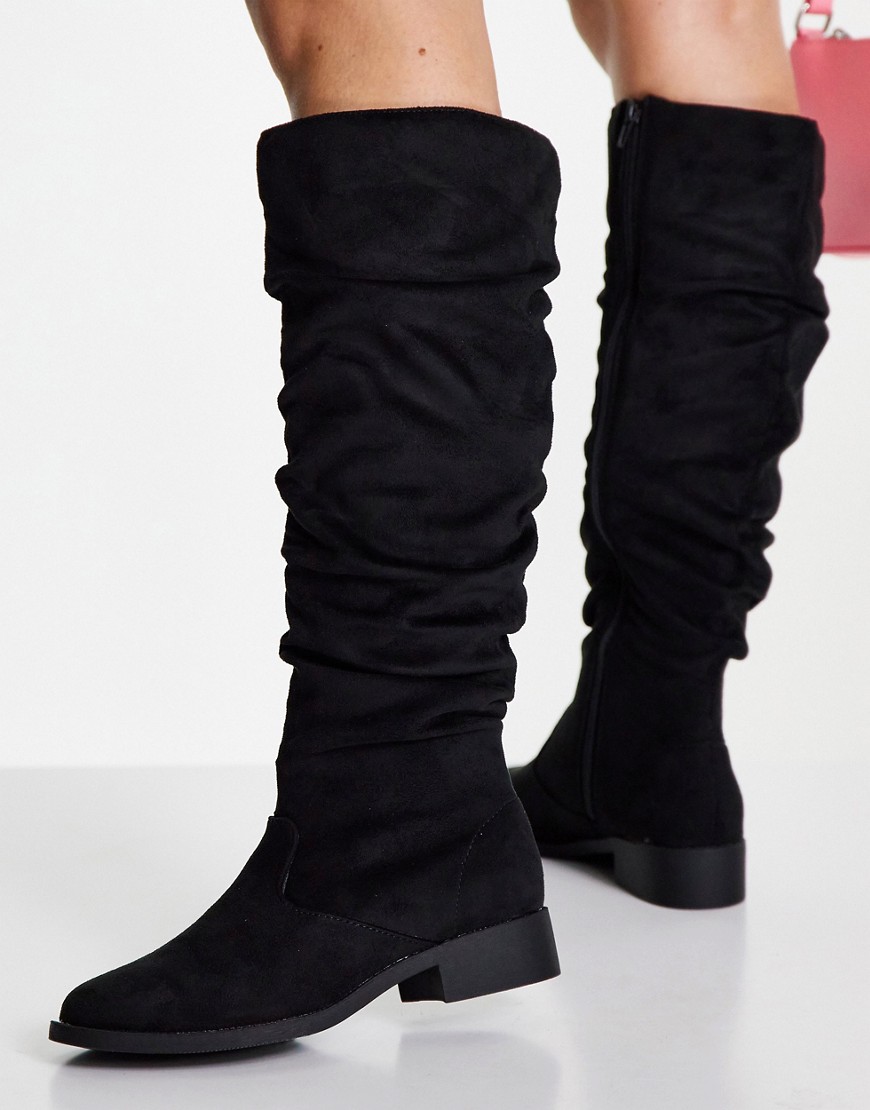 Black Knee High Boots Lipsy Asos Women GOOFASH