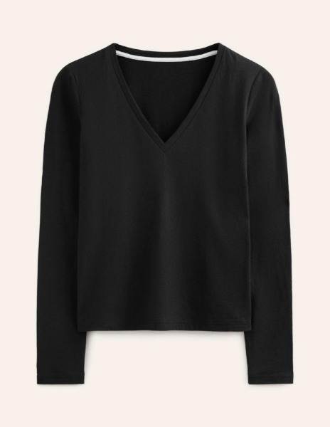 Black Long Sleeve Top for Women at Boden GOOFASH