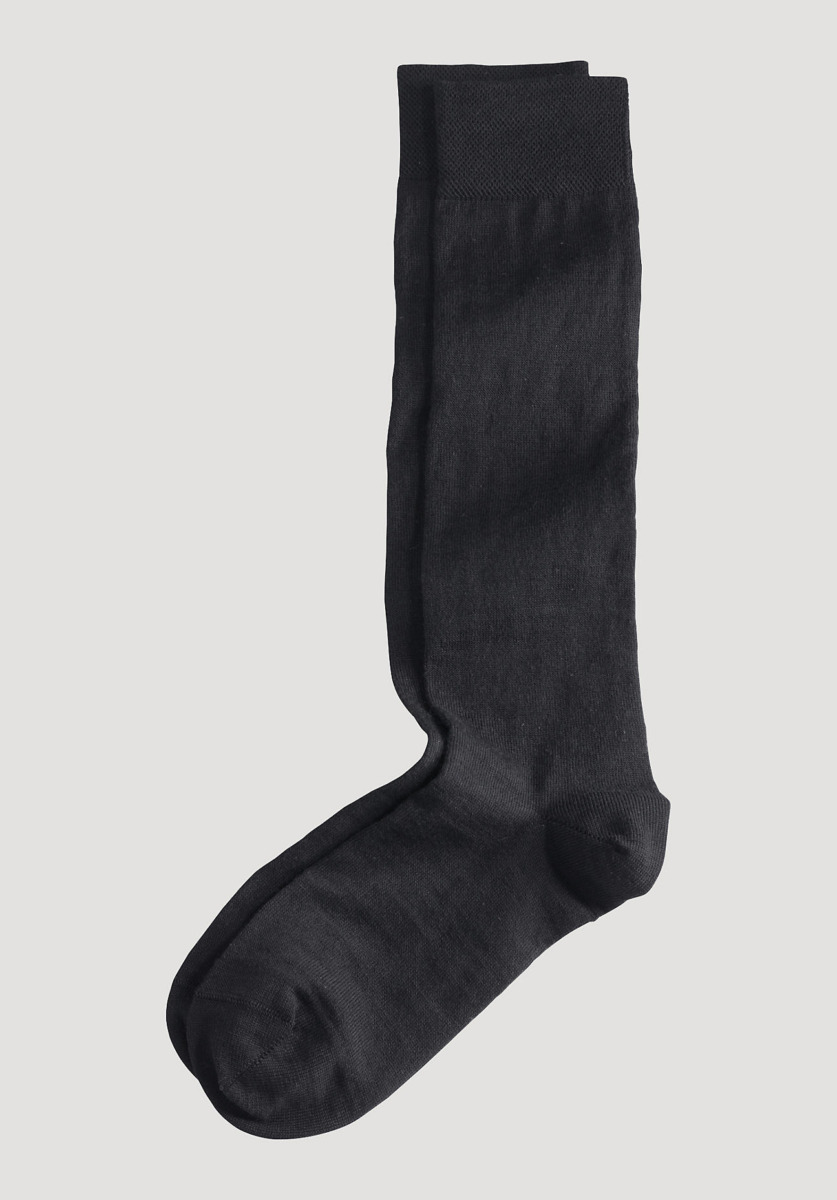 Black Socks Hessnatur GOOFASH