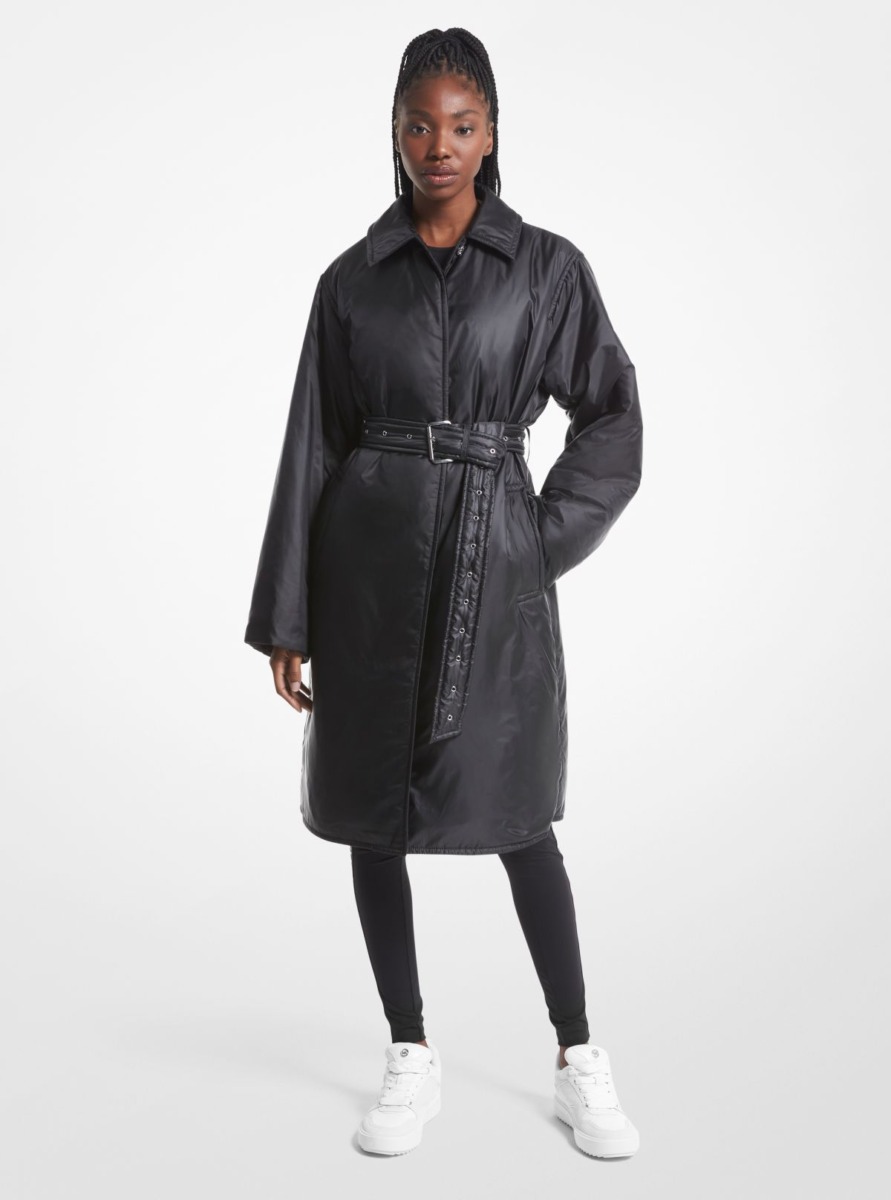 Black Trench Coat for Women by Michael Kors GOOFASH