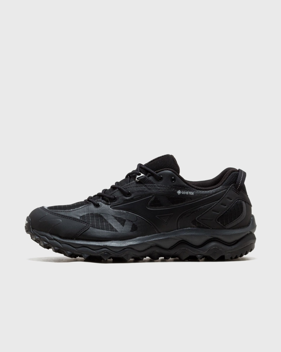 Black - Wave Running Shoes - Mizuno - Bstn GOOFASH