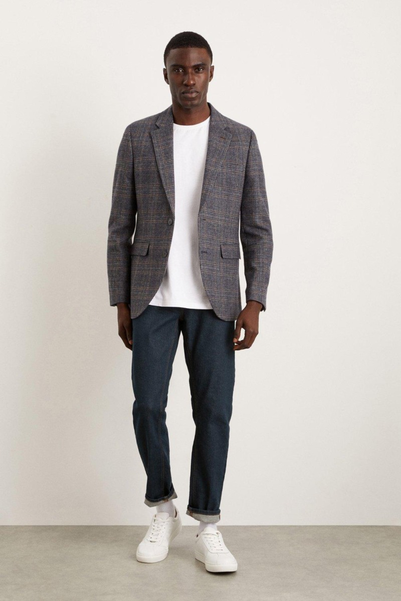 Blazer Grey Burton GOOFASH