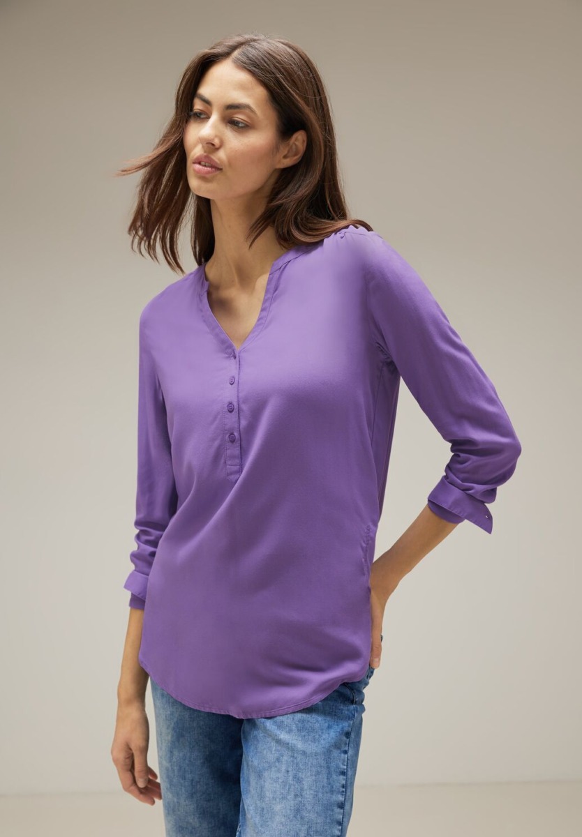 Blouse Purple for Woman at Street One GOOFASH