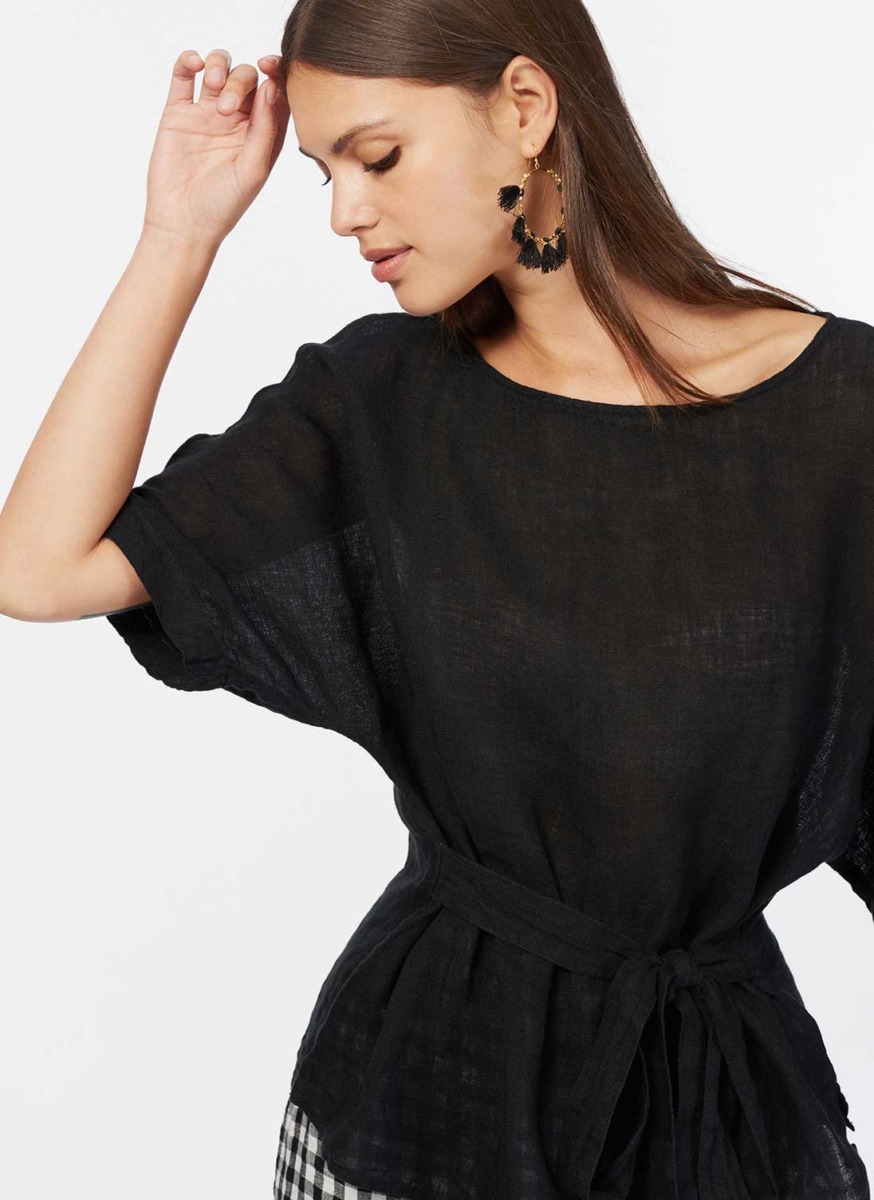 Blouse in Black for Woman by Brora GOOFASH
