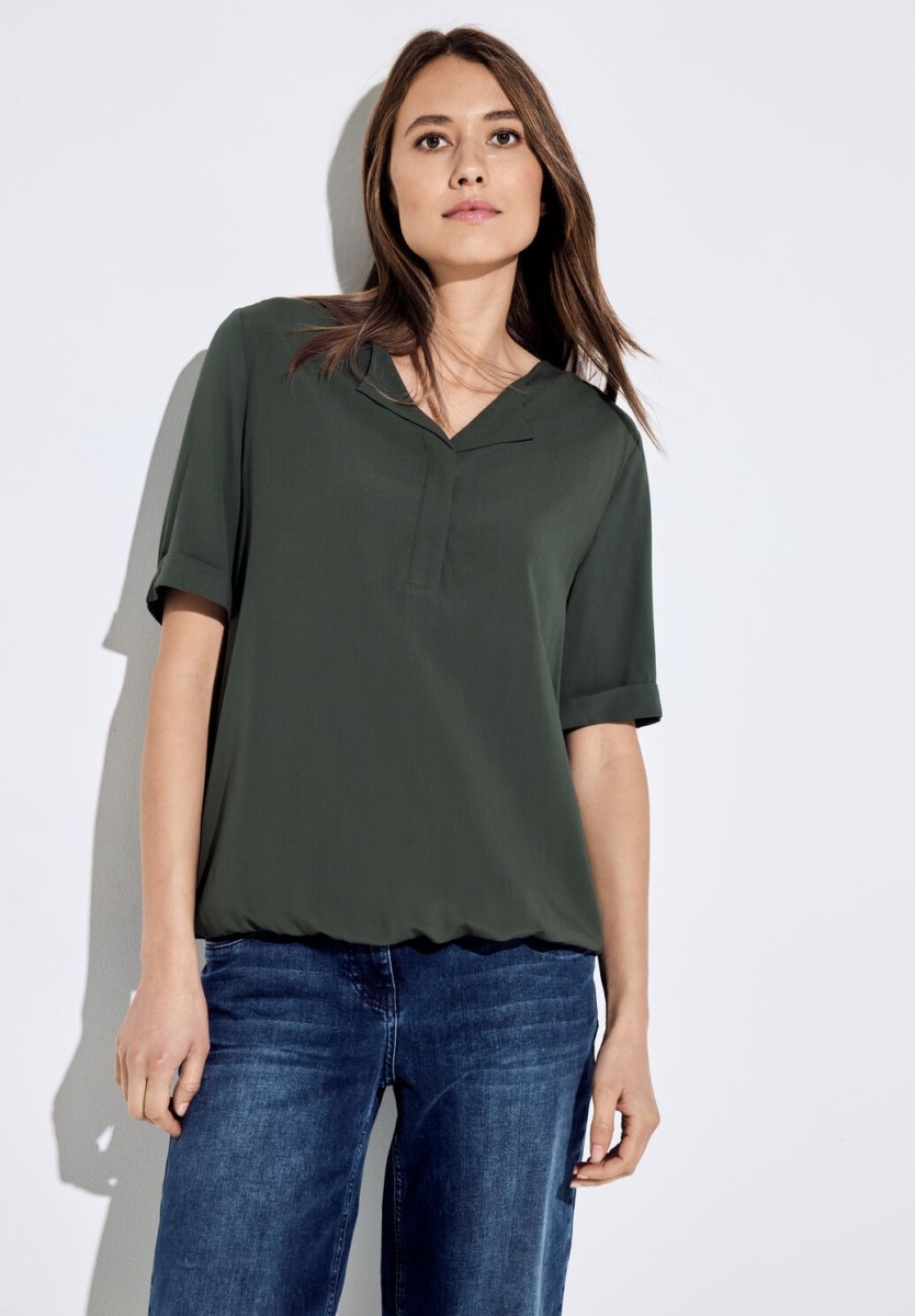 Blouse in Green Cecil GOOFASH