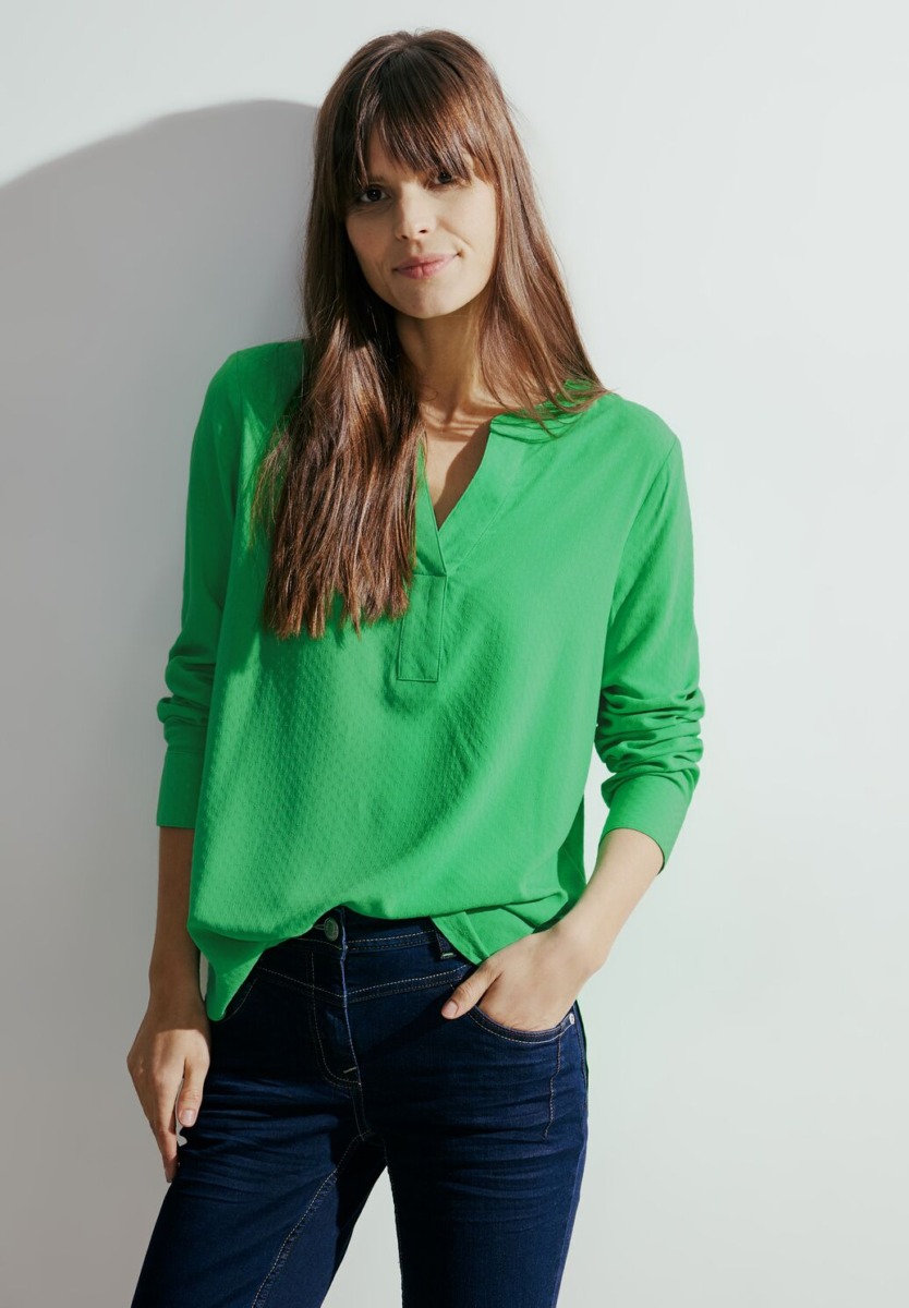 Blouse in Green - Cecil Woman GOOFASH