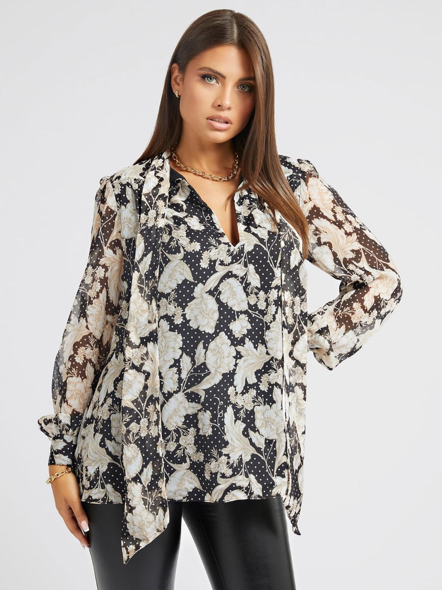 Blouse in Print - Guess GOOFASH