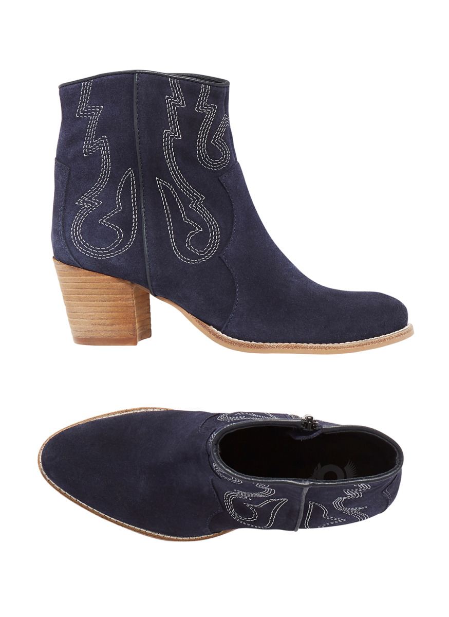 Blue Ankle Boots for Women by Brora GOOFASH