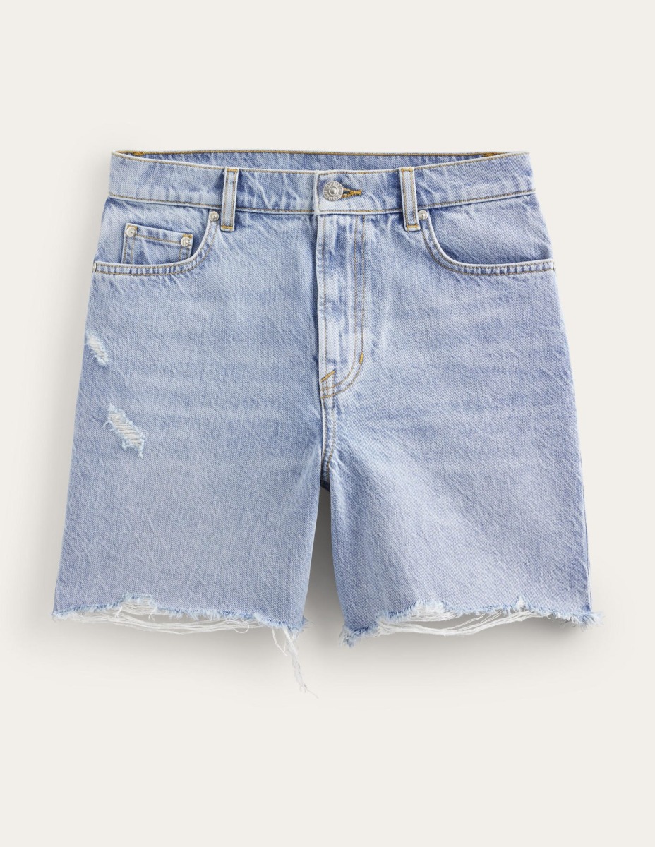 Blue Denim Shorts for Woman by Boden GOOFASH