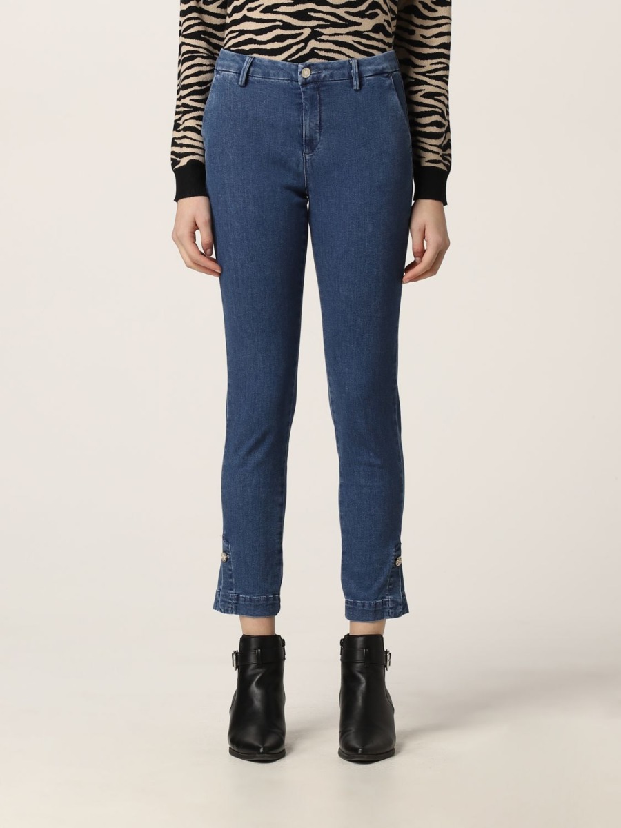 Blue Jeans for Woman by Giglio GOOFASH