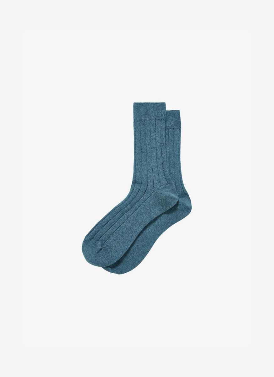 Blue Socks Man - Brora GOOFASH