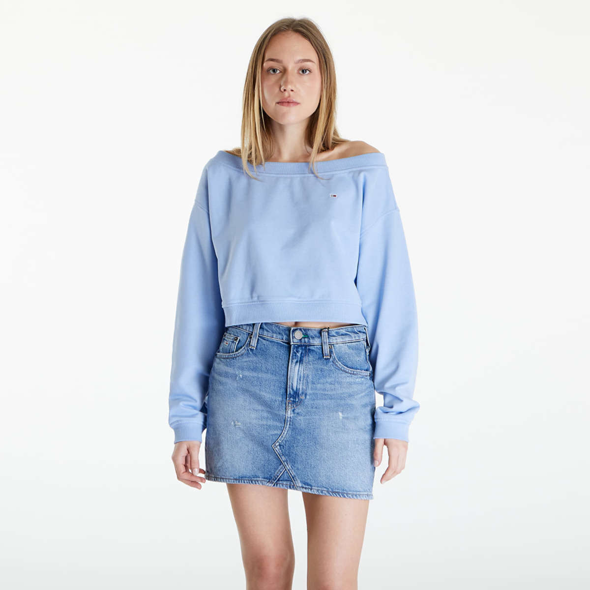 Blue Sweatshirt Tommy Hilfiger Woman - Footshop GOOFASH