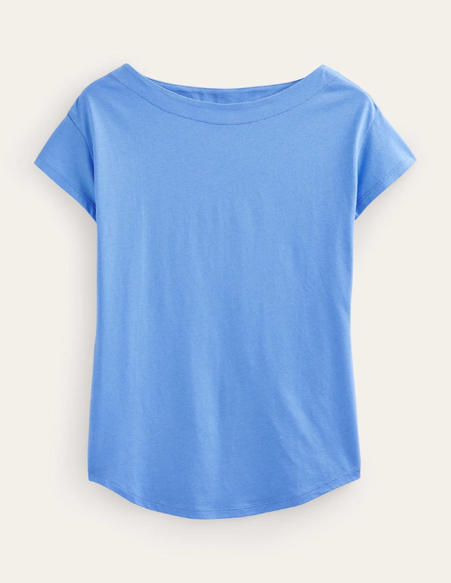 Blue T-Shirt - Boden Woman GOOFASH