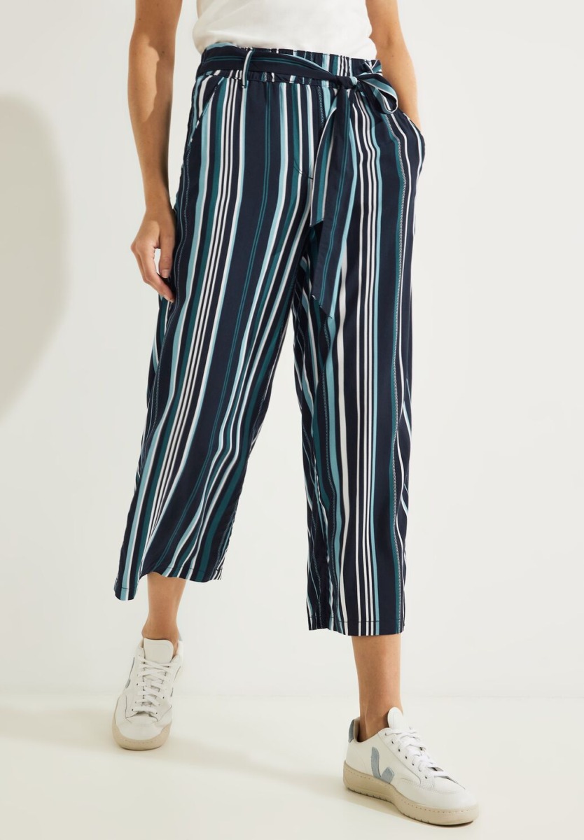 Blue Trousers for Women from Cecil GOOFASH