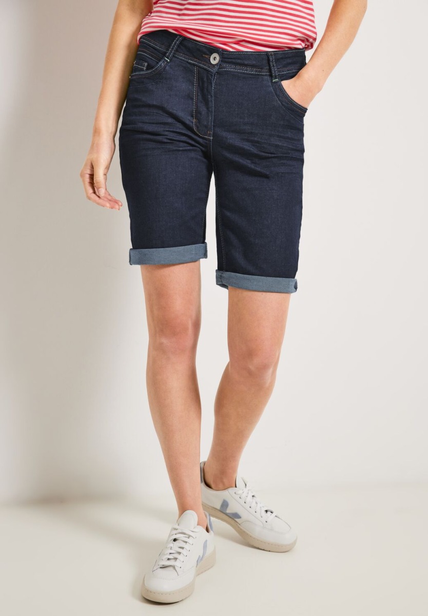 Blue Women's Jeans Shorts - Cecil GOOFASH
