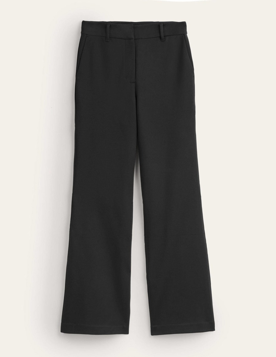 Boden - Black - Flared Trousers GOOFASH