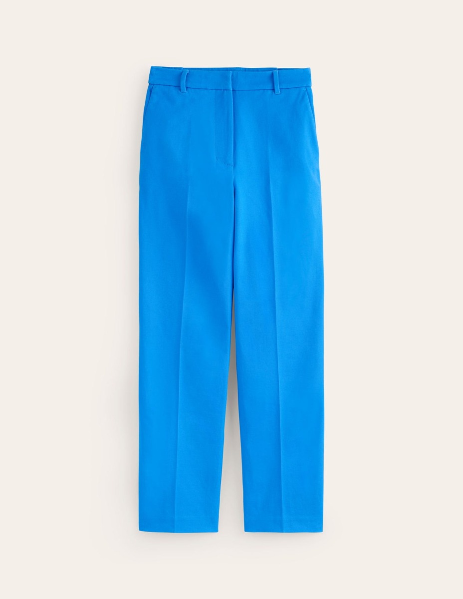 Boden Blue Trousers for Woman GOOFASH