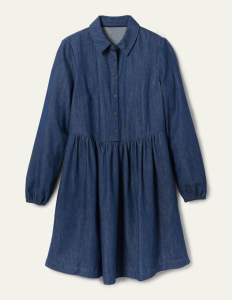 Boden - Blue Women's Shirt Dress GOOFASH