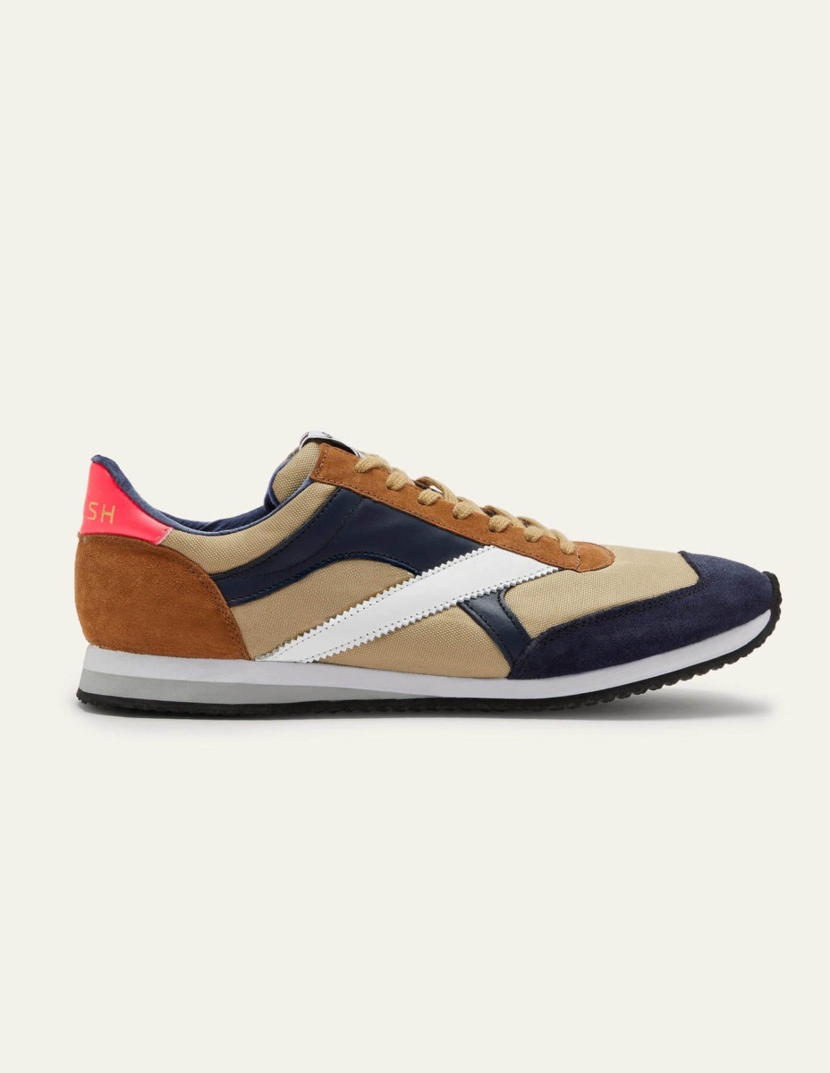 Boden - Camel Gent Trainers GOOFASH